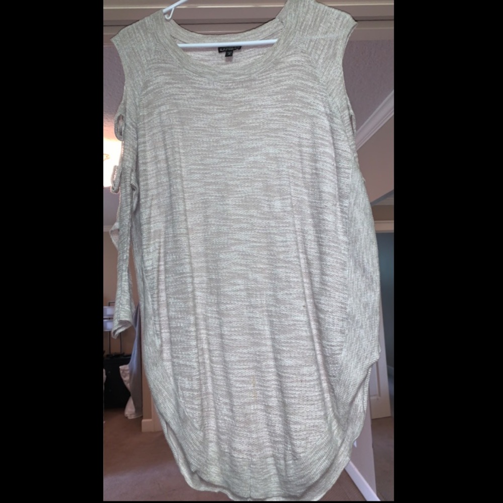 Long sleeve cut out sweater